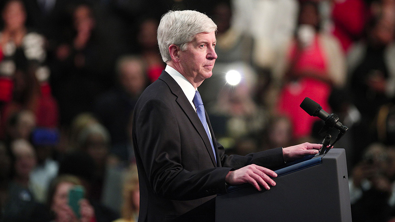 Gov. Rick Snyder Speaks at GalaxE Solutions